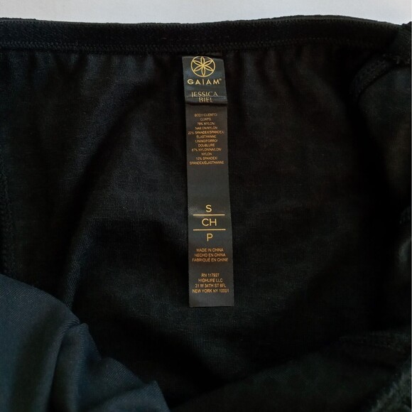 ❤️SALE! PRICE FINAL!❤️ New Gaiam Black Bodysuit Size S - Picture 11 of 14